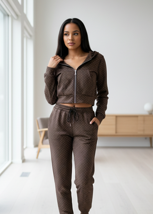 Completo sportivo brillantinato