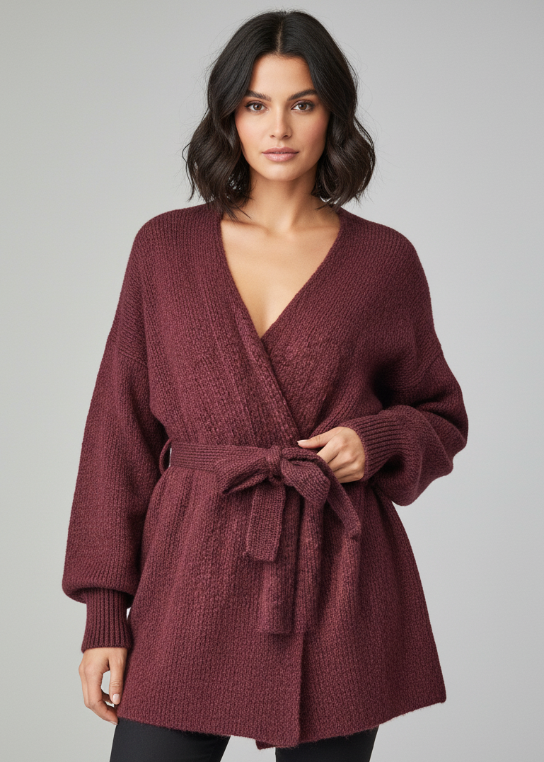 Coprispalle/Mini-abito a portafoglio – LUSSURIA MORBIDA 🍷✨