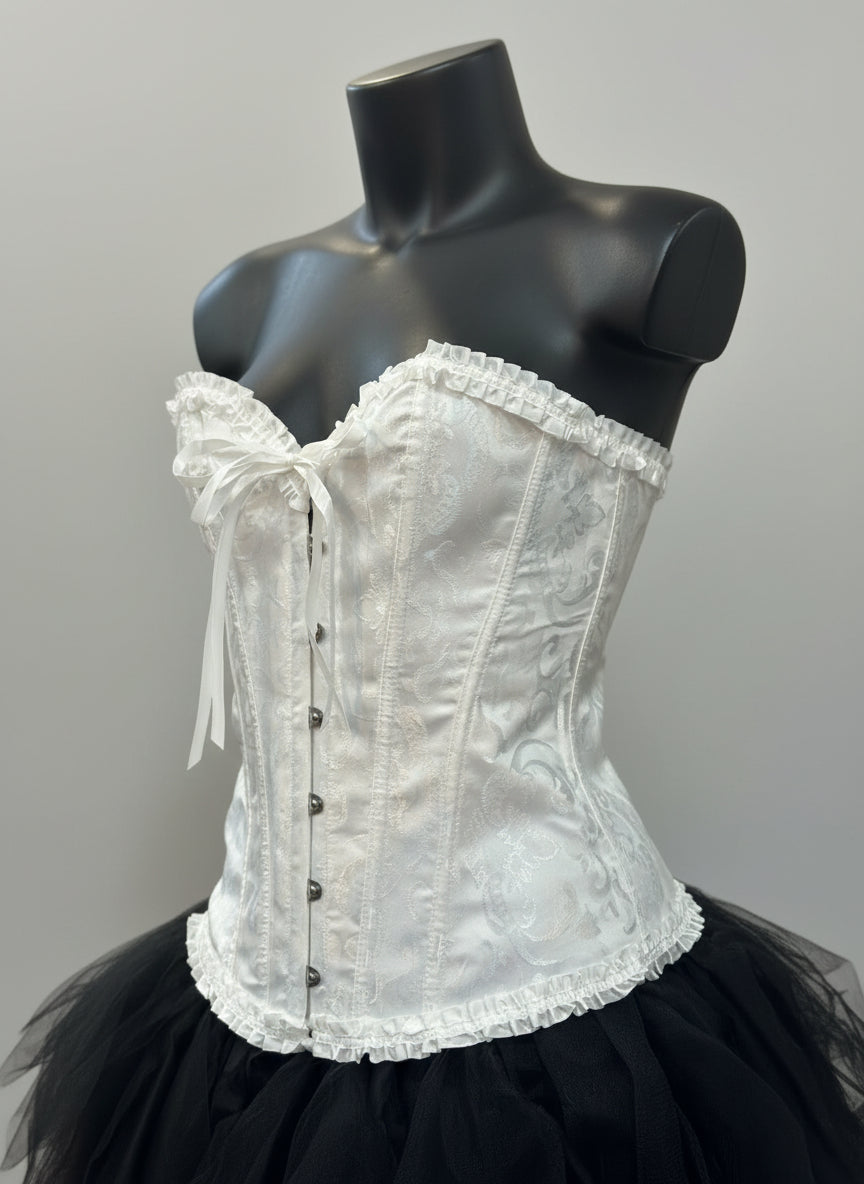 Corsetto in raso con lacci dietro – ANGELICA OSCURA