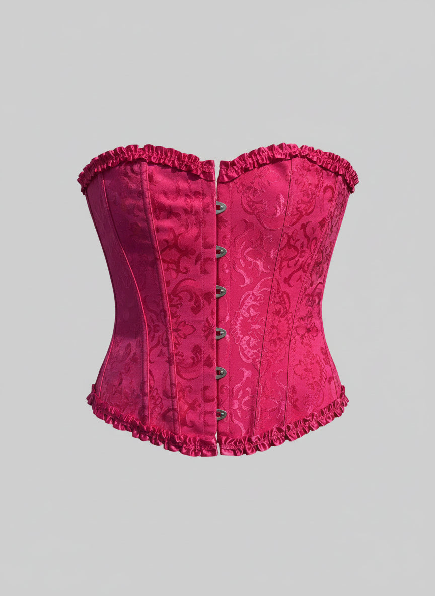 Corsetto in raso con lacci dietro – ANGELICA OSCURA