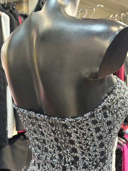 Mini-abito a fascia full paillettes – GALAXY SHOCK 💎✨