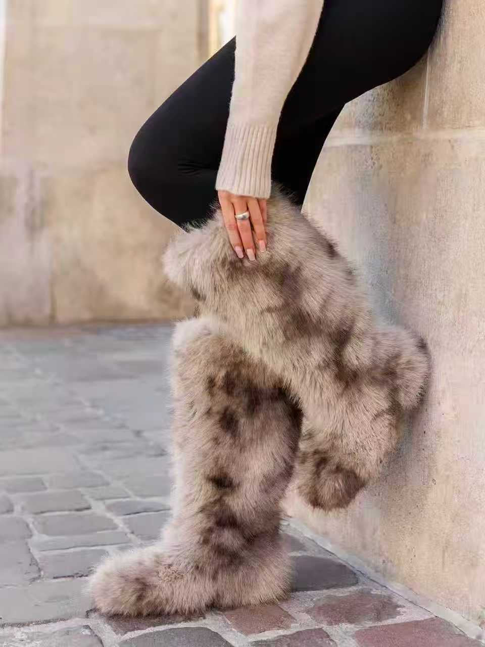 Stivali di peluche