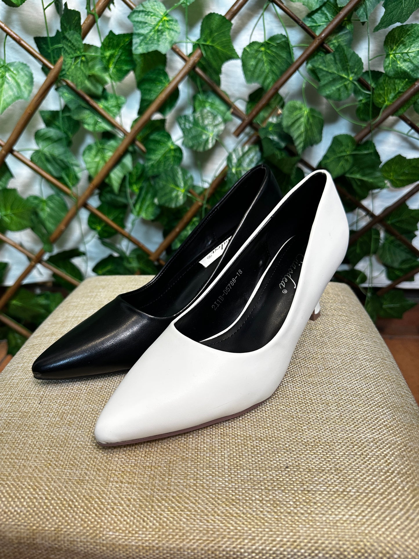 Low matte heels (3 inch heel)