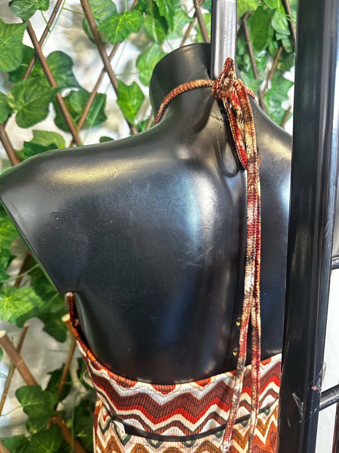 Summer dress with ring detail and cut-out sides | one size