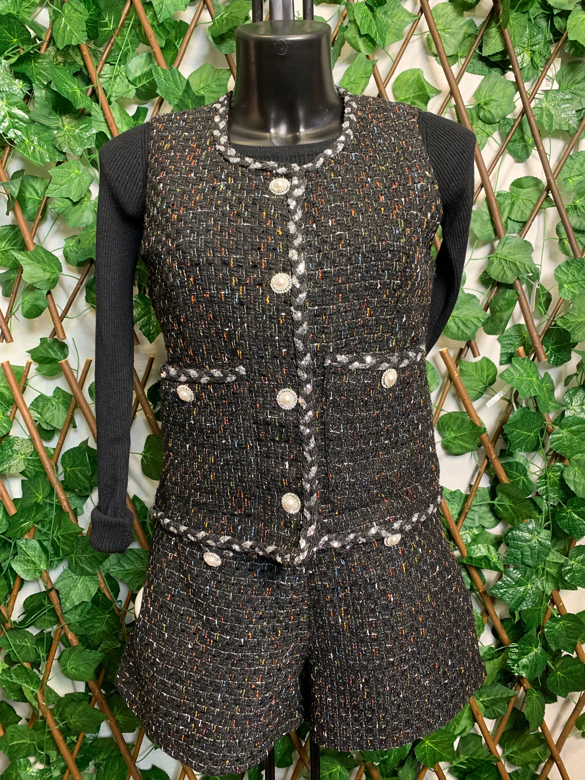 Completo in tweed