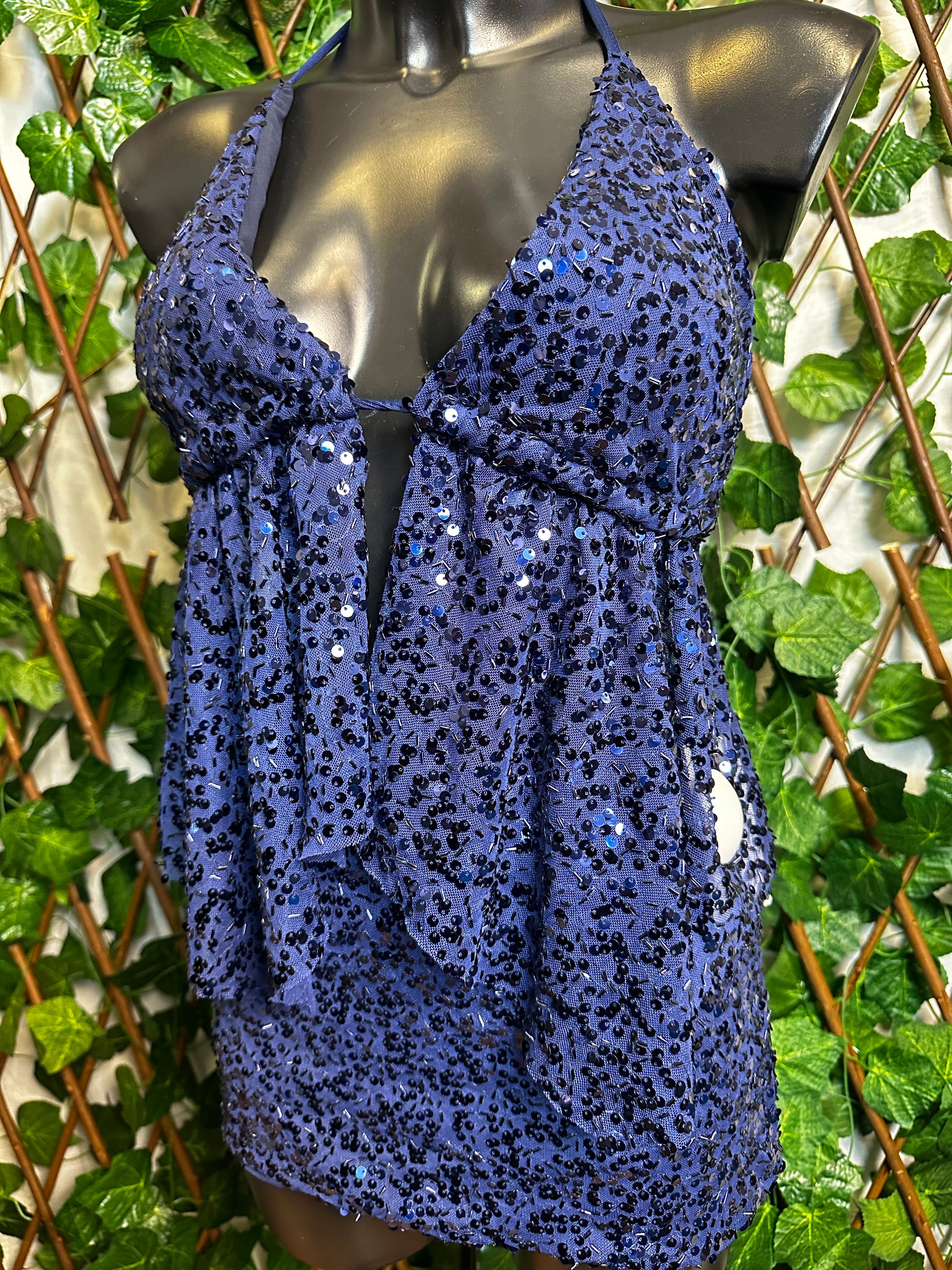 Completo Ibiza in paillettes | taglia unica