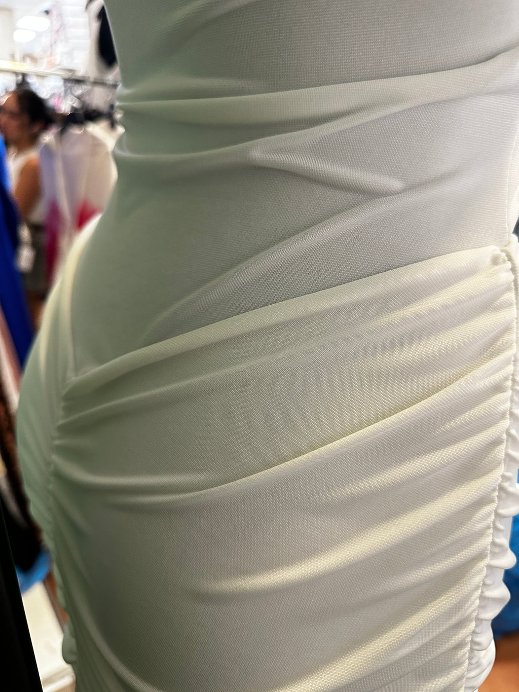 Vestito lungo con la scollatura speciale elegante | taglia unica