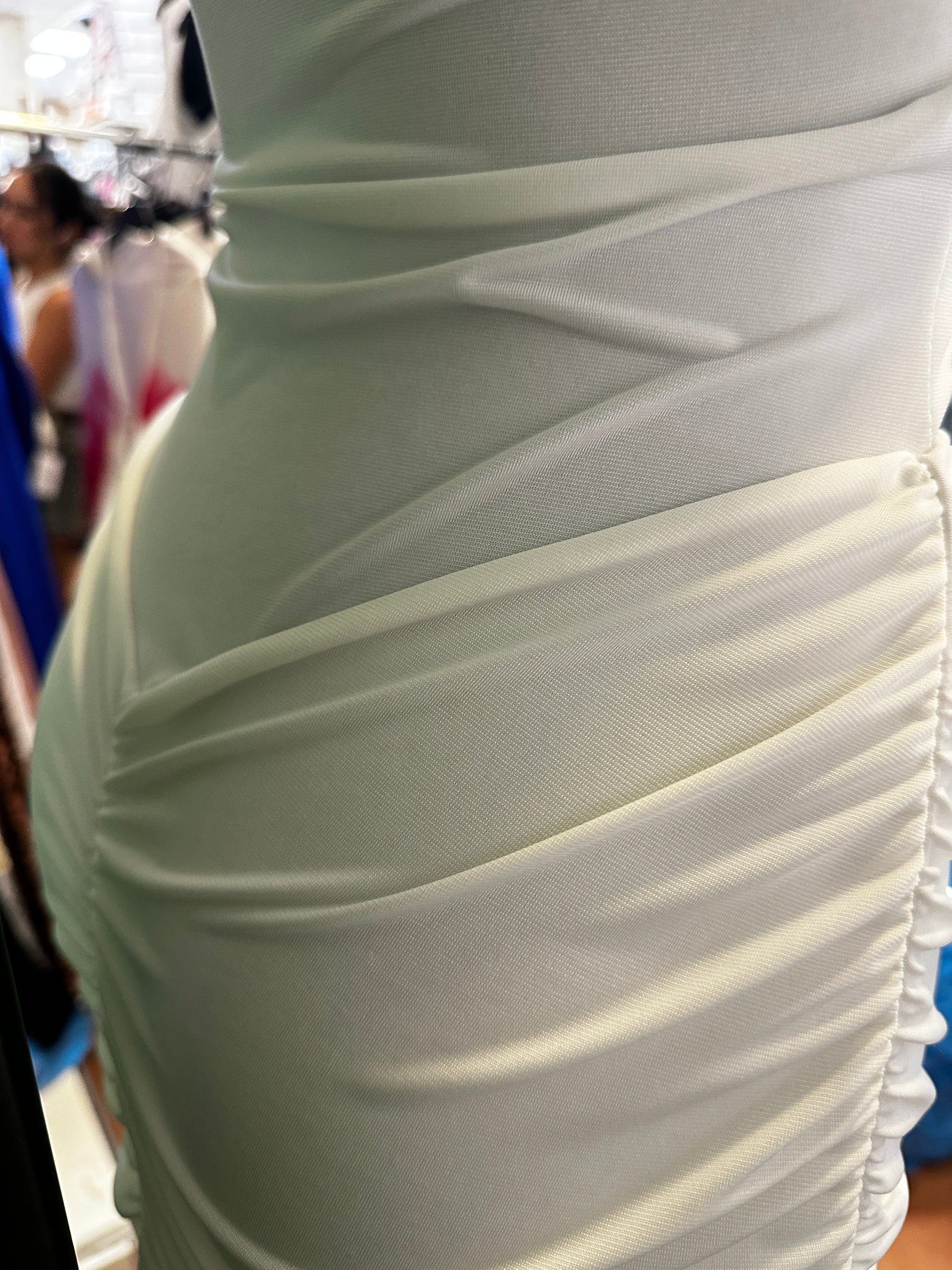 Vestito lungo con la scollatura speciale elegante | taglia unica