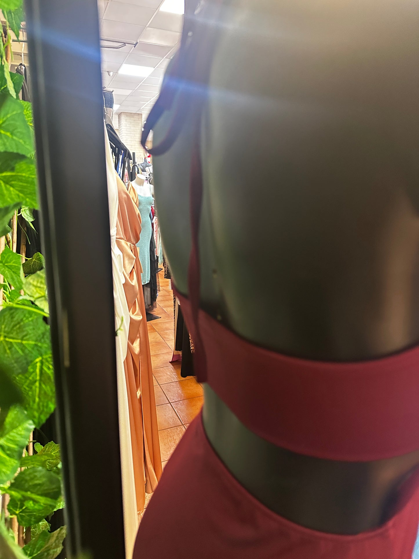 Dress with cut-out detail and silver circle detail and open back | one size