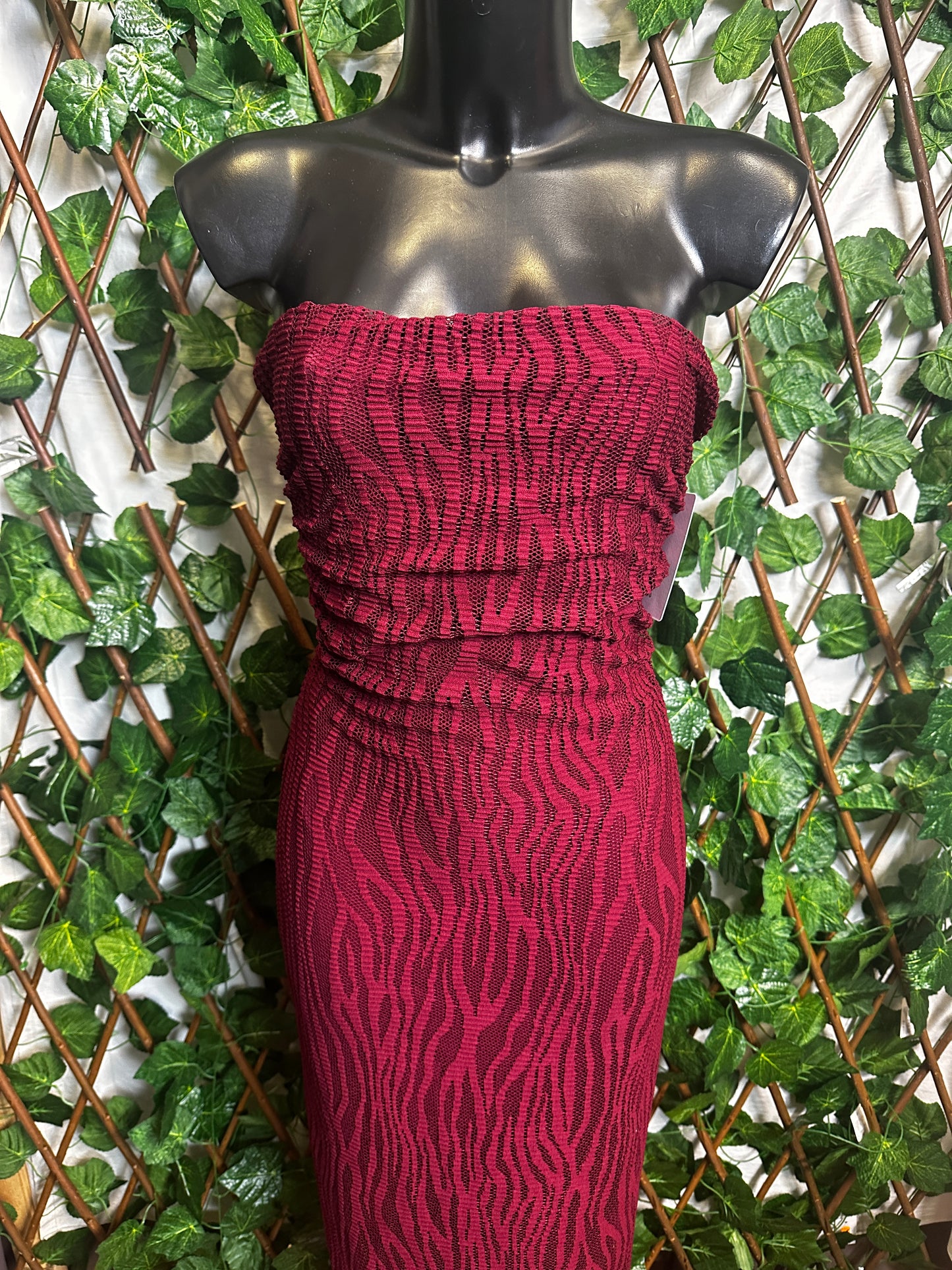 Vestito lungo a fascia aderente speciale