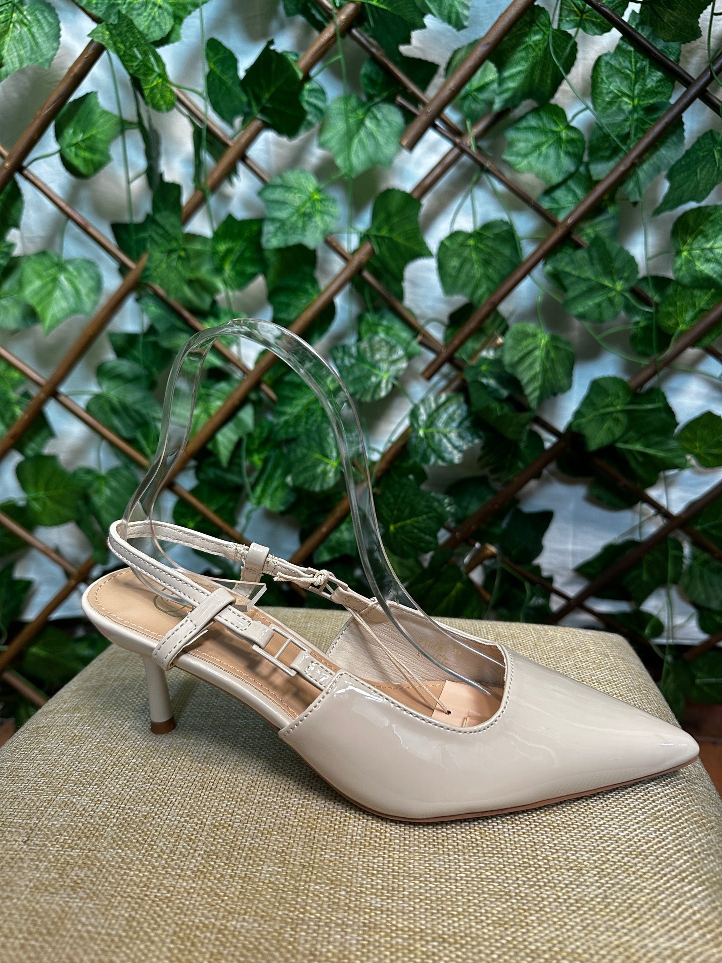 Polished low heels (3 inch heel)