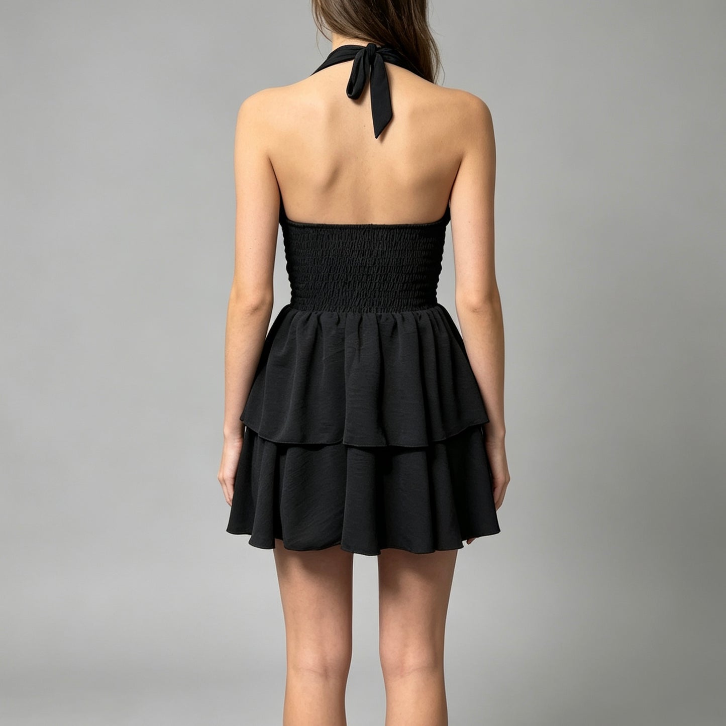 Vestito corto a balze - BERLY MODA 