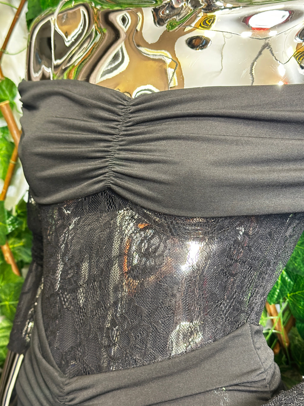 Vestito lungo in pizzo