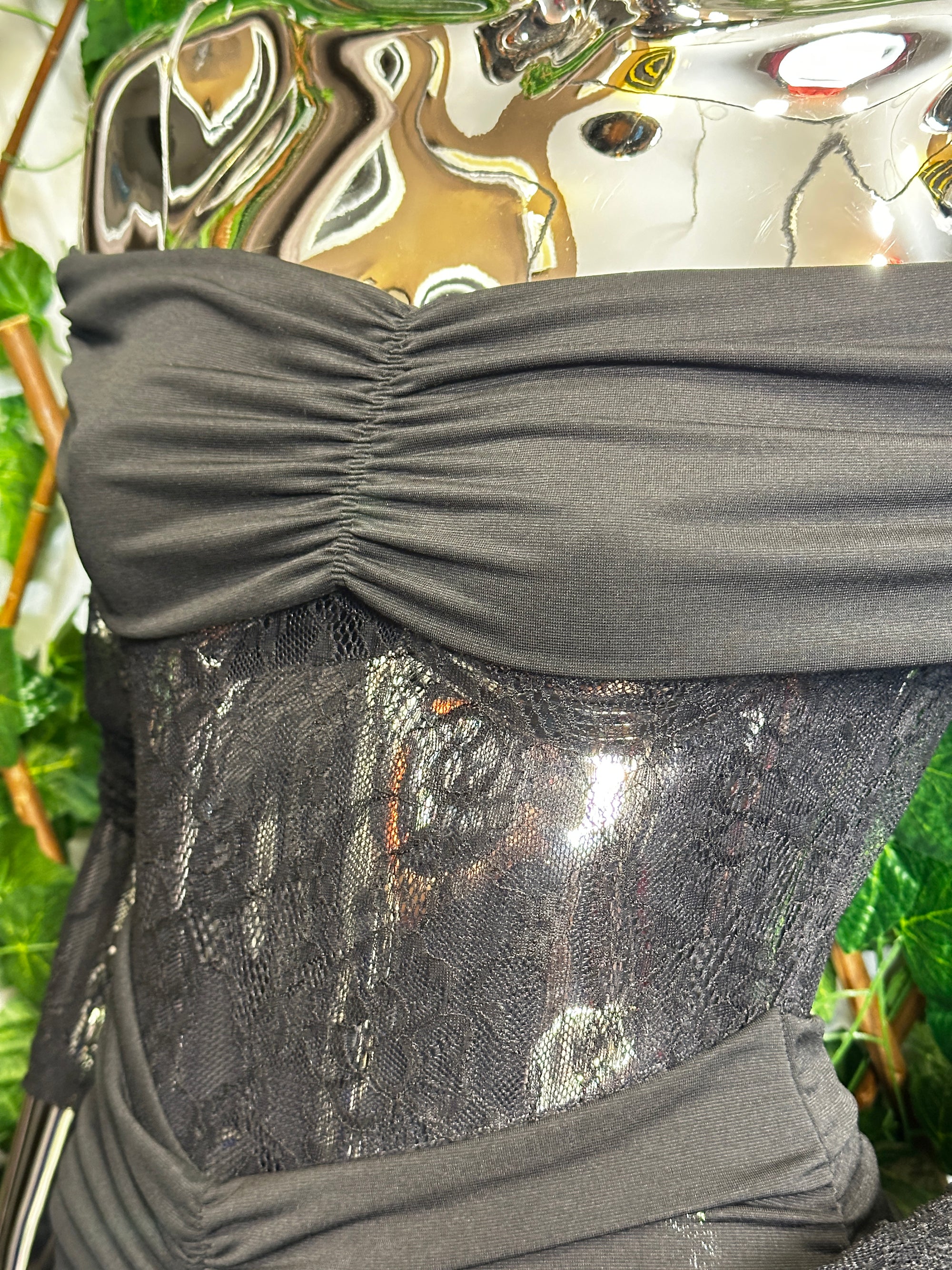 Vestito lungo in pizzo
