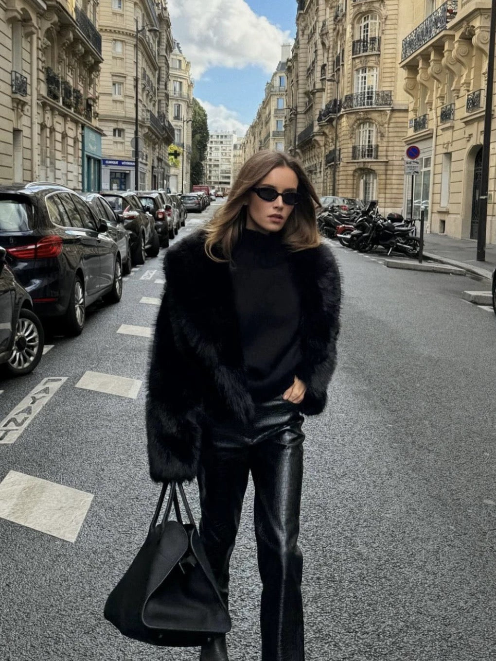 Short fur jacket