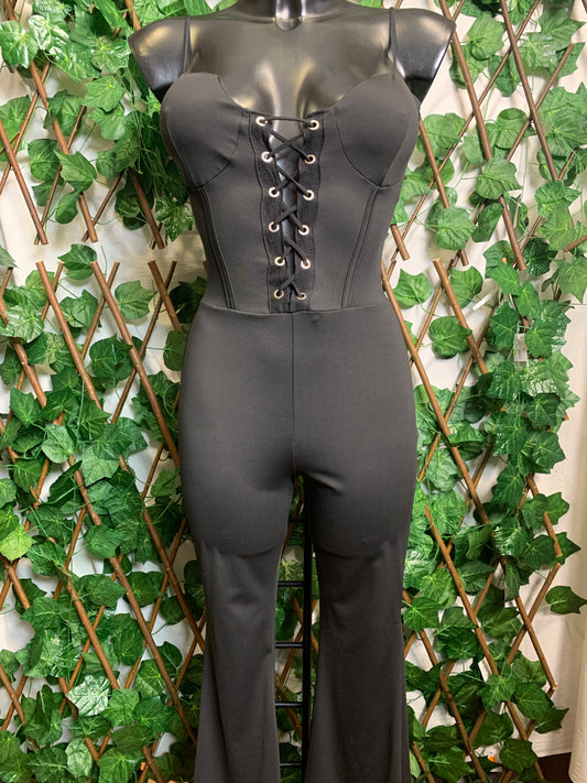 Tuta pantaloni a corpetto