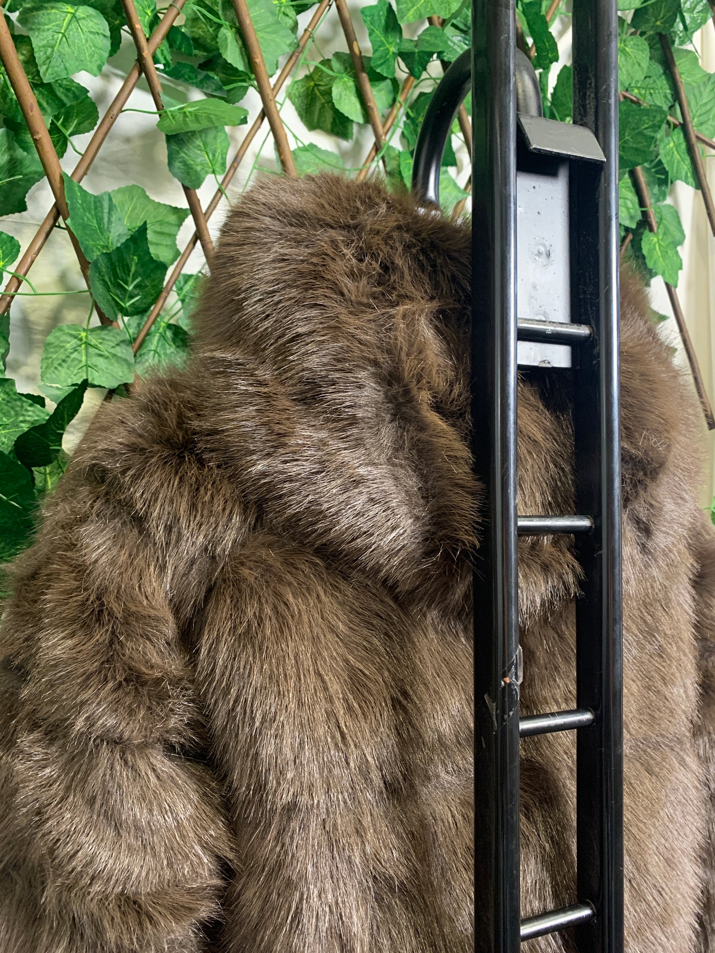 Plush jacket with pocket