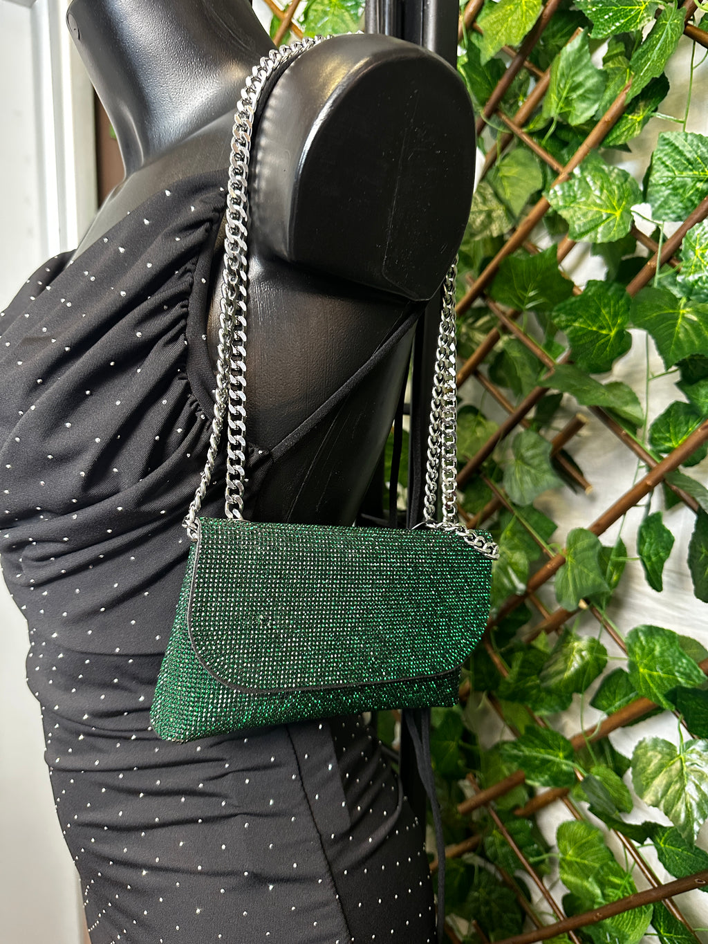 Borsa brillantinata