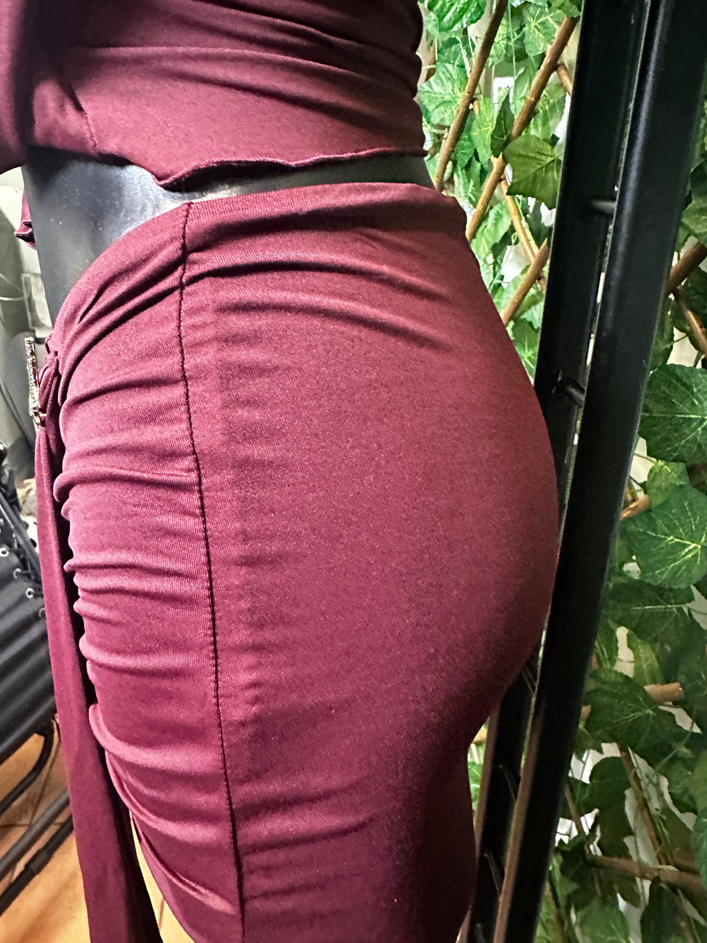 Top scollato e gonna con arricciatura con dettaglio stella marina | taglia unica