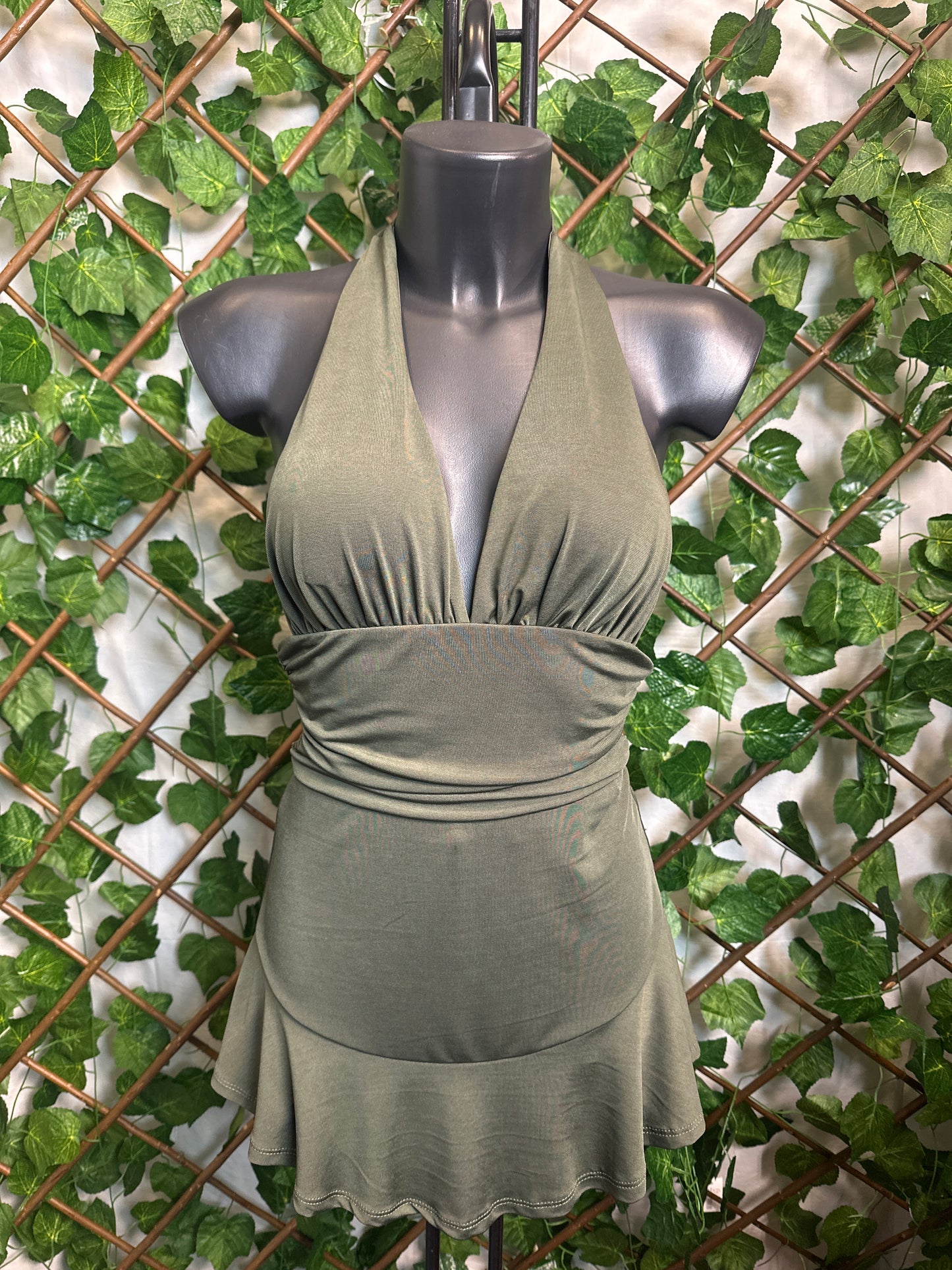 Sexy Chic Halter Short Minidress