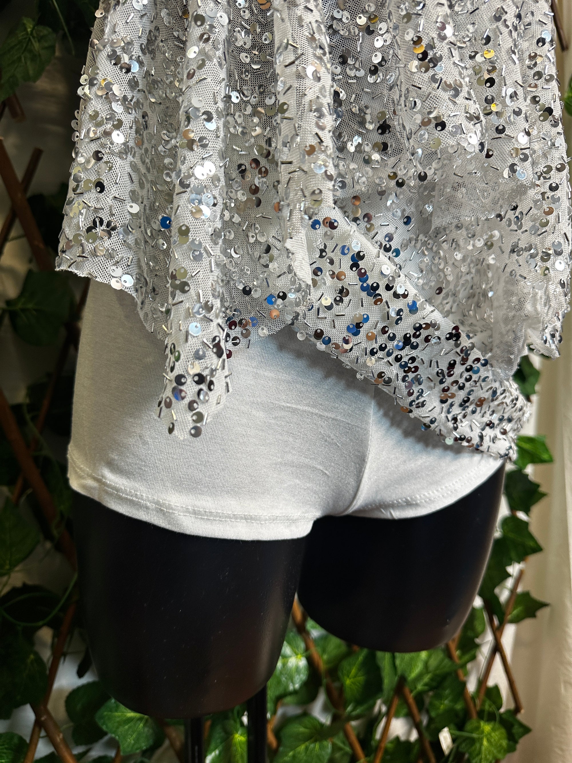 Completo Ibiza in paillettes | taglia unica