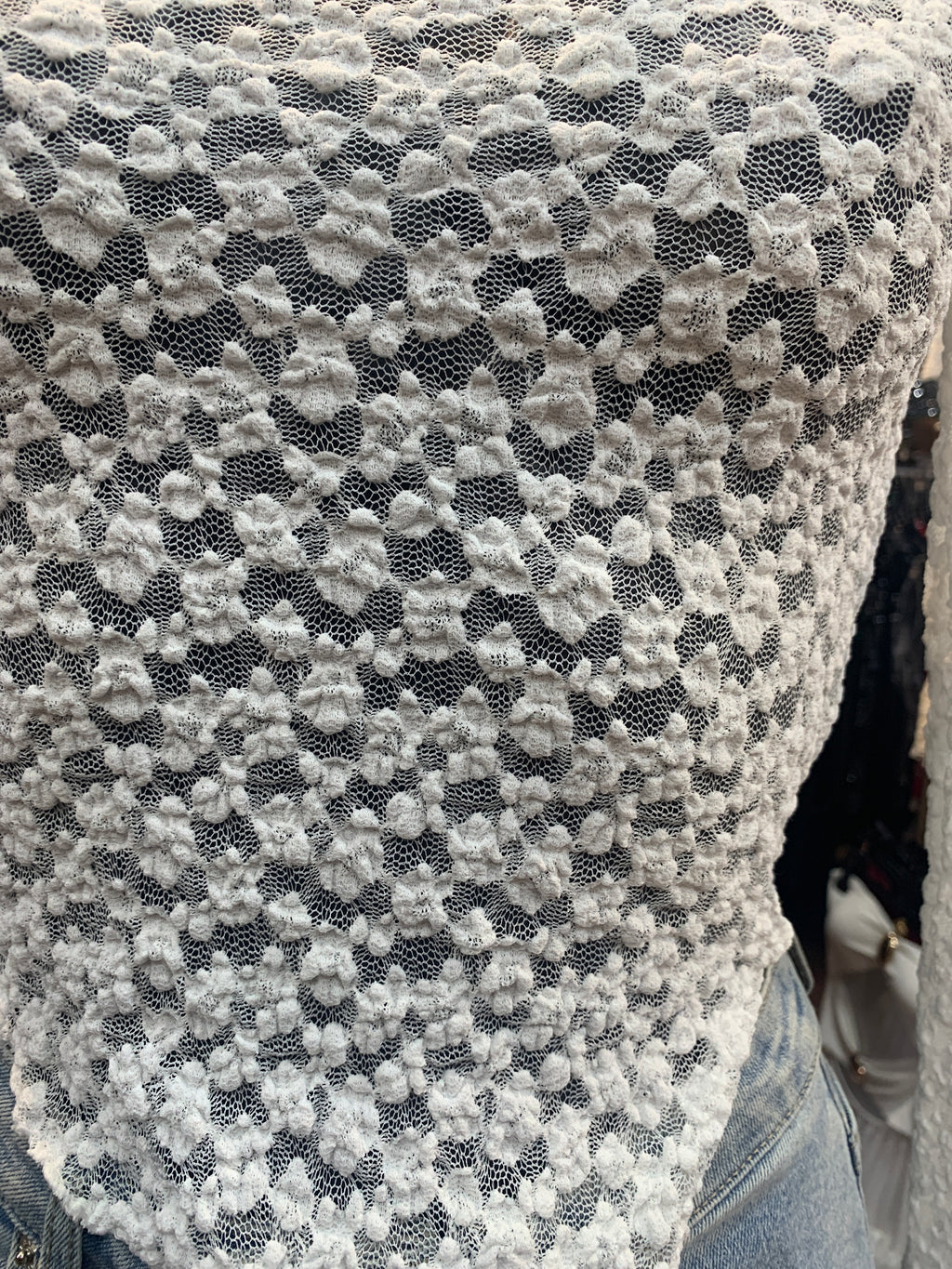 Top asimmetrico in crepe