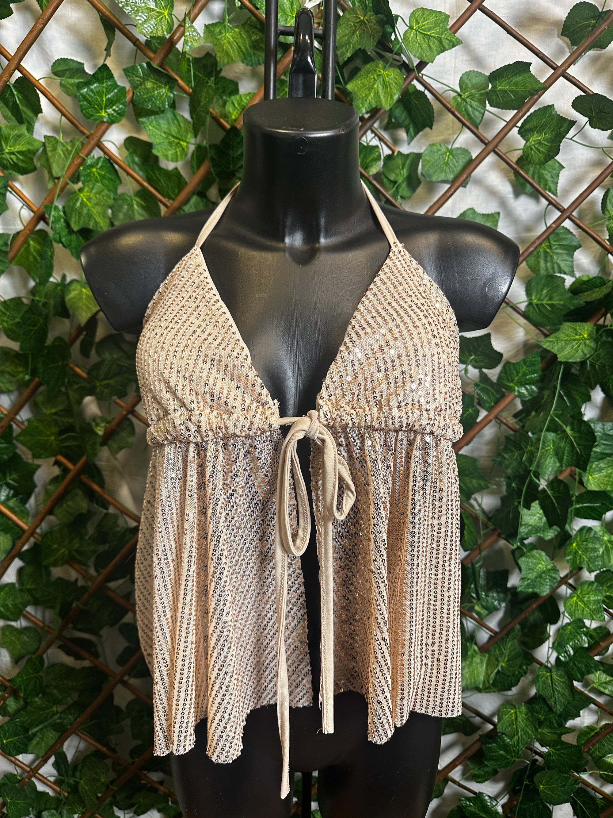 Top in paillettes | taglia unica