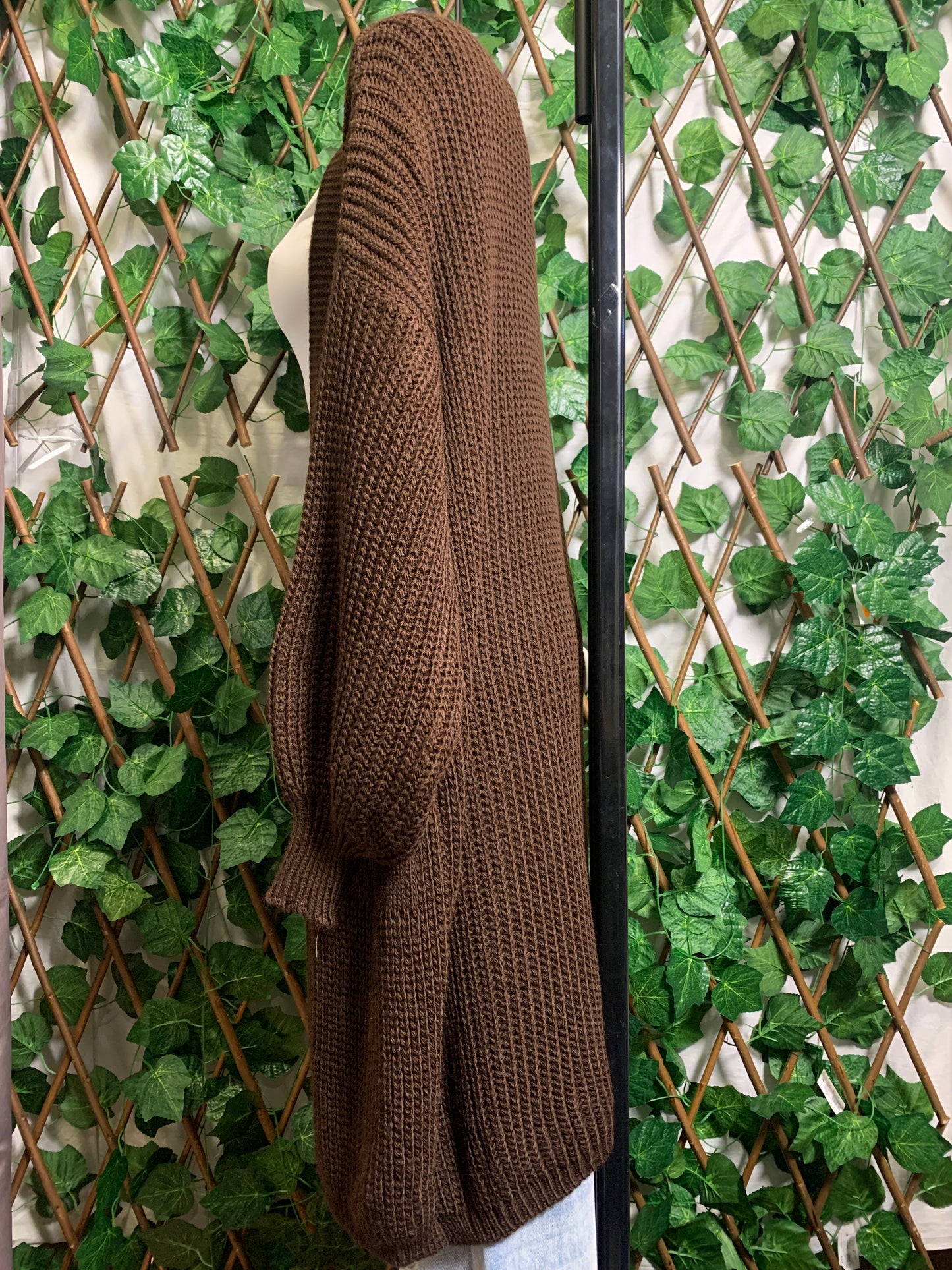 Cardigan lunga oversize