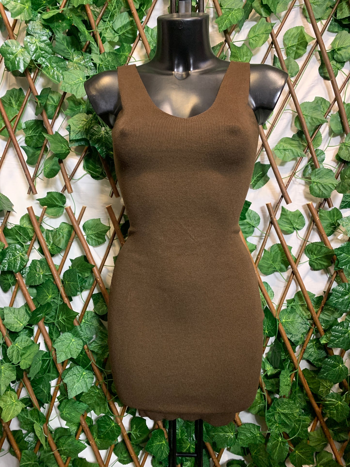 Completo in maglia: vestito corto e una copre spalle