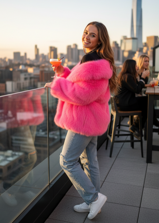 💗 Vuoi una giacca che fa girare tutti?

Questa giacca in pelliccia fucsia non passa inosservata.
Super morbida, calda e leggera, è il capo perfetto per chi ama distinguersi e vuole aggiungere colore e carattere ai propri outfit.
La vestibilità ampia la rende comoda da portare anche sopra felpe, blazer o maglioni.

✨ Giacca in Pelliccia Fucsia – Calda, Bold, Ultra Fashion

Perché la vogliono tutte

Taglia unica, veste da S a XL