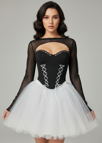 🖤 Gonna in tulle con volume – DOLCE VENDETTA