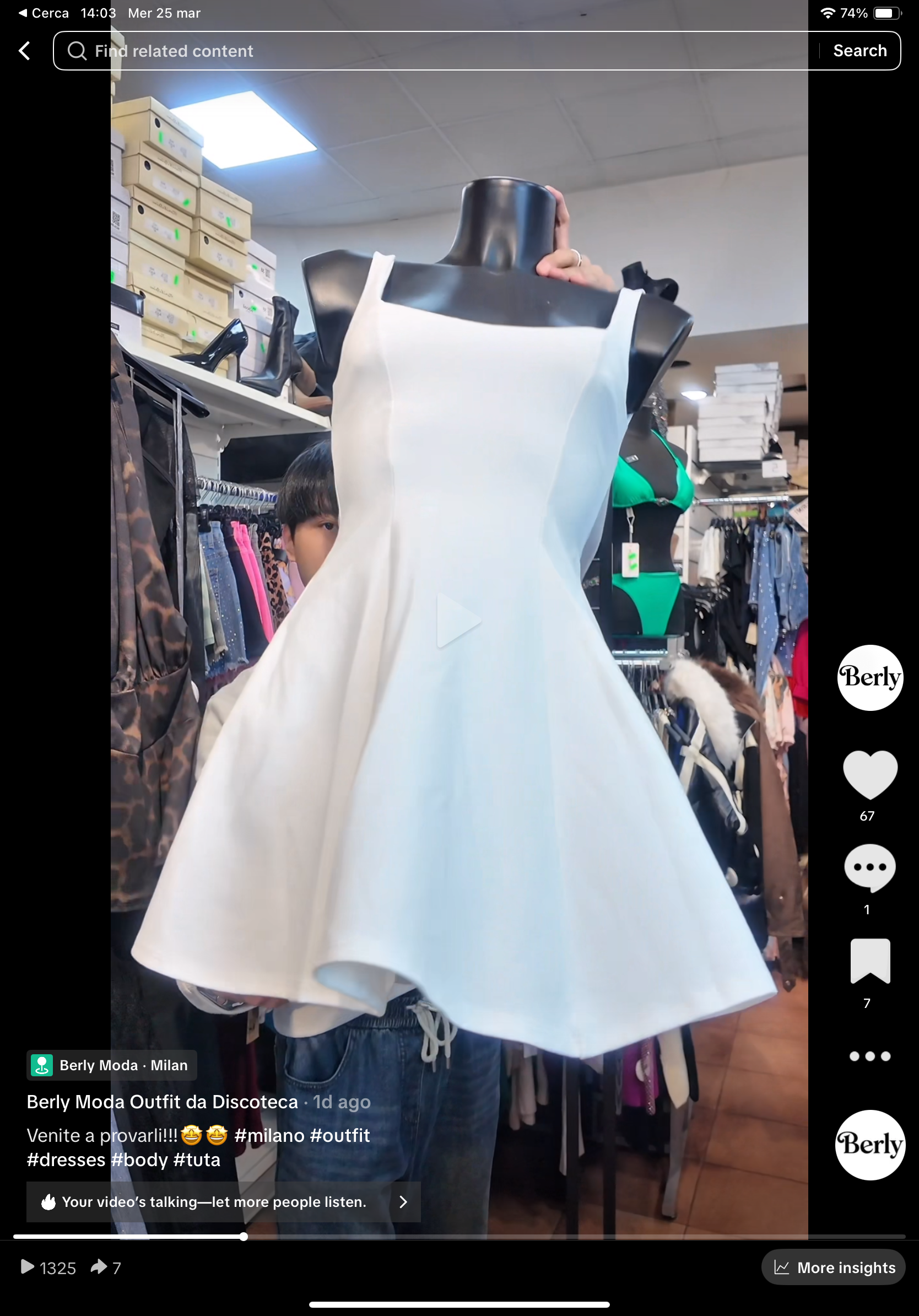 Vestito bianco schiena scoperta - BERLY MODA 