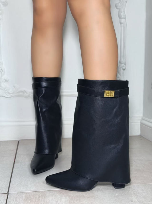 Stivaletto basso con tacco