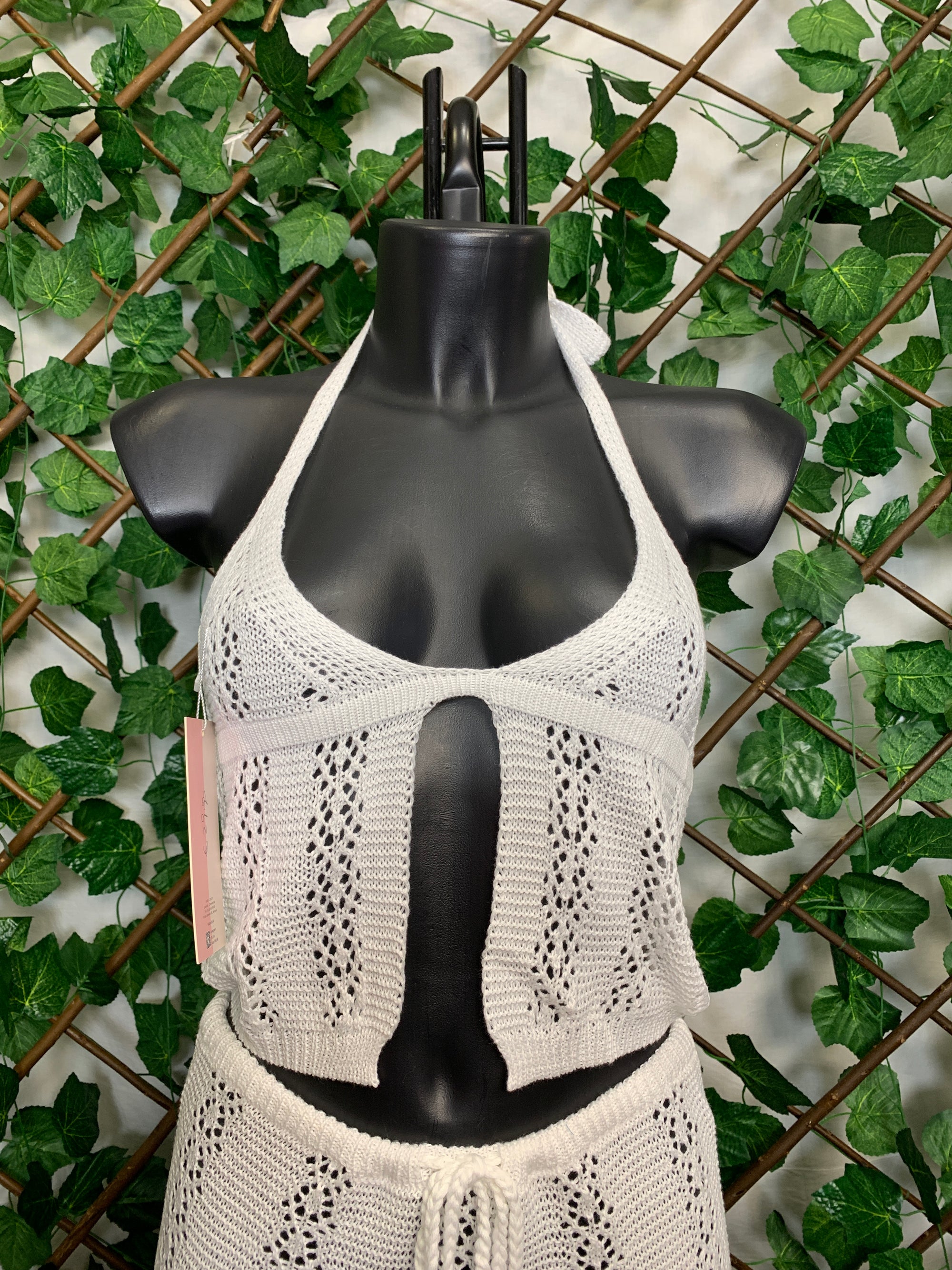 Completo top e gonna corto in maglia | TU