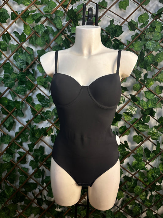 Black and Nude Bodysuit | YOU