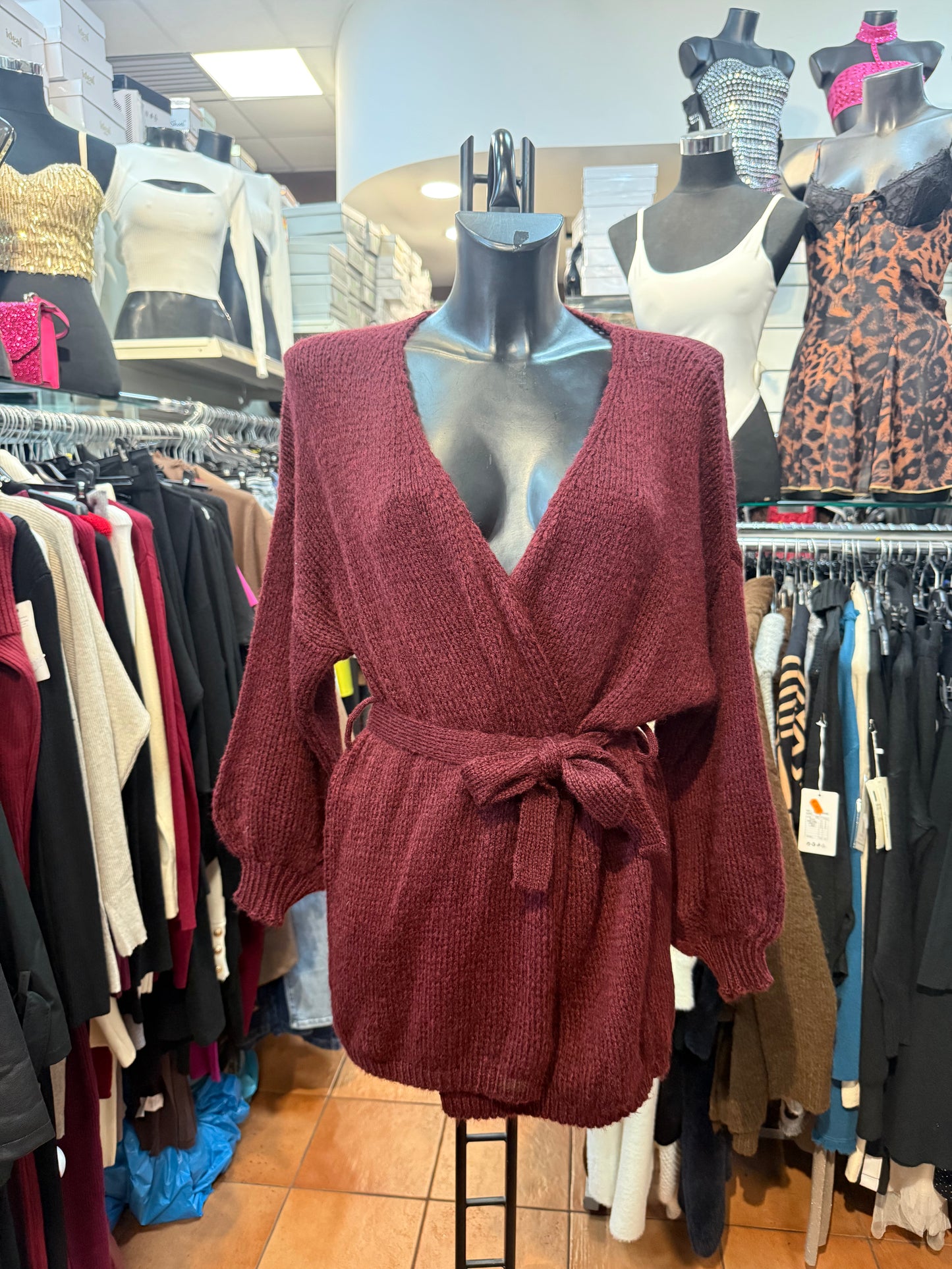 Coprispalle/Mini-abito a portafoglio – LUSSURIA MORBIDA 🍷✨