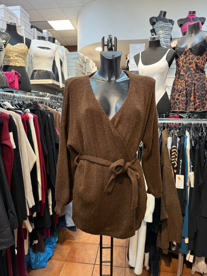 Coprispalle/Mini-abito a portafoglio – LUSSURIA MORBIDA 🍷✨