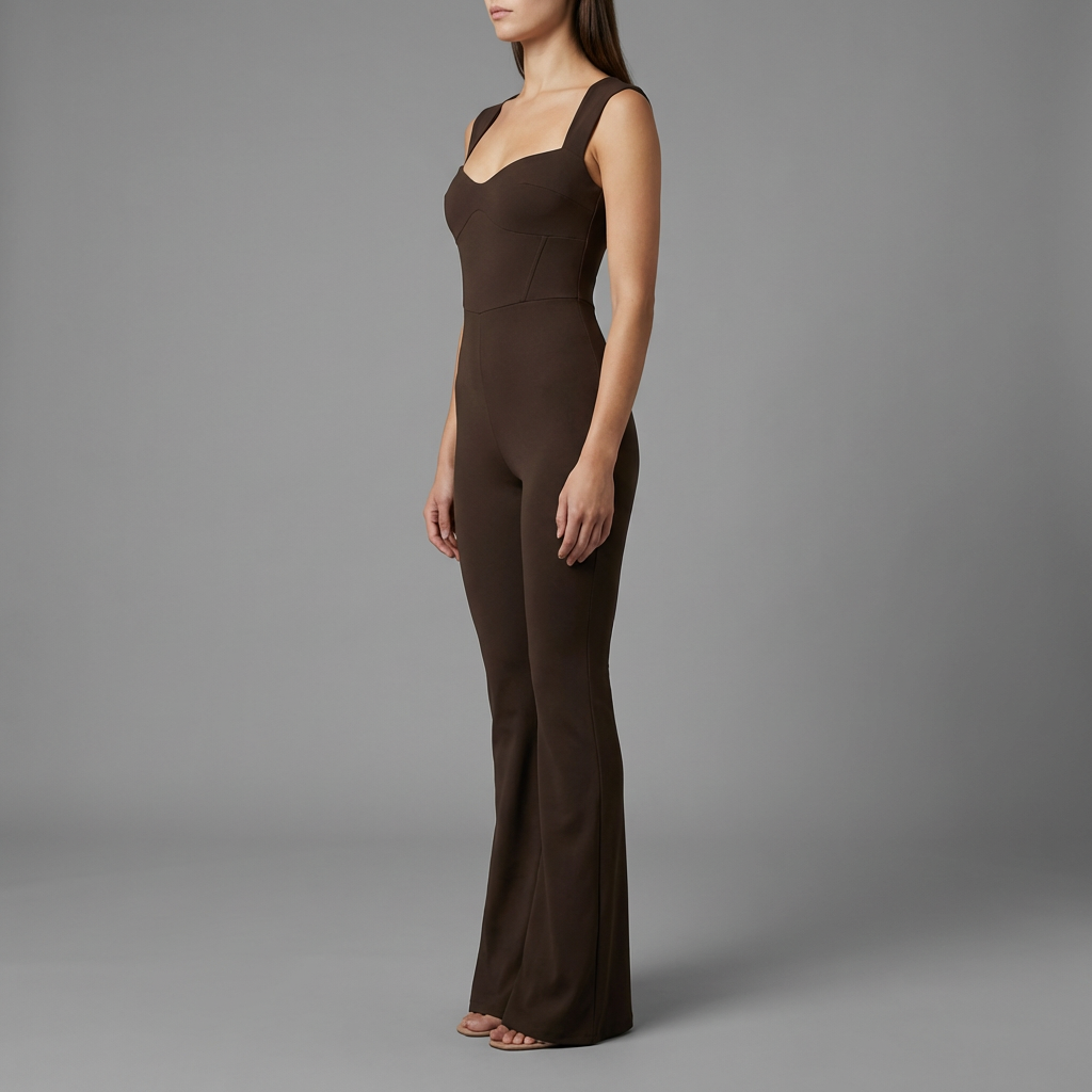 Jumpsuit Flare "Romantic Curve" – Eleganza Scolpita - BERLY MODA 