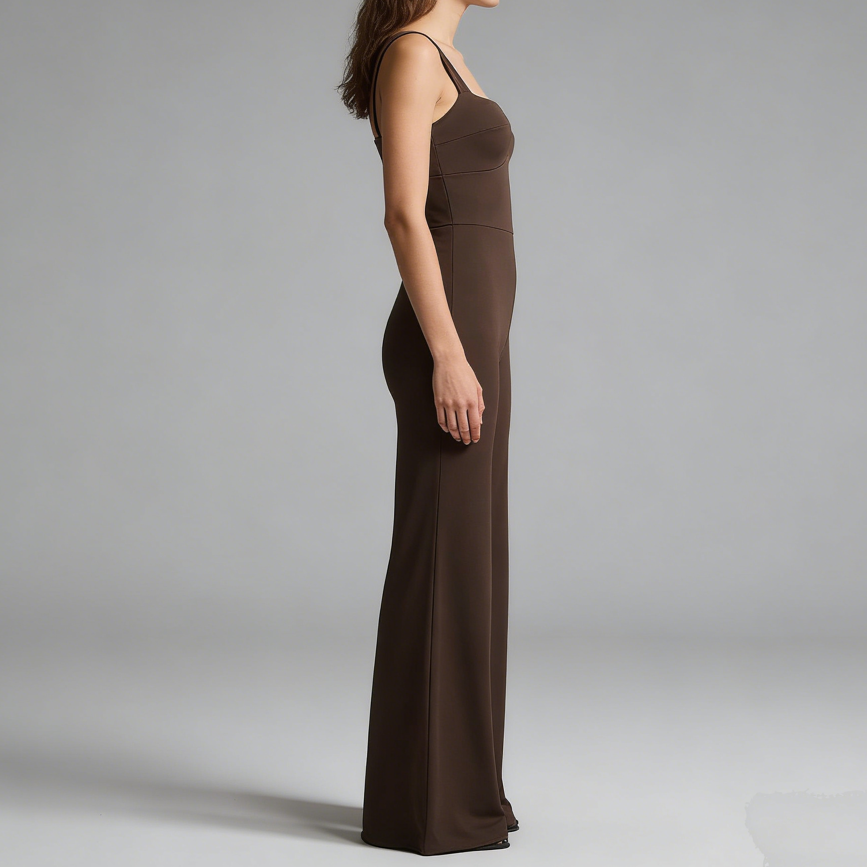 Jumpsuit Flare Romantic Silhouette – Scollo a Cuore e Linea Modellante - BERLY MODA 