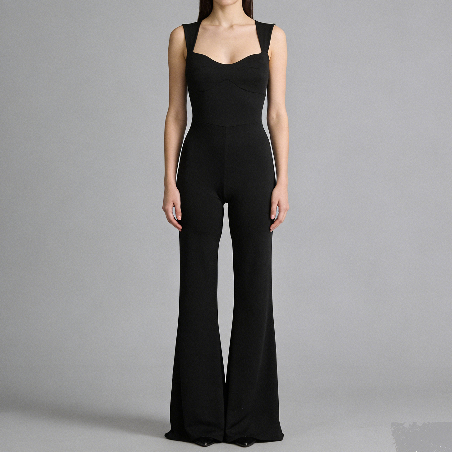 Jumpsuit Flare Romantic Silhouette – Scollo a Cuore e Linea Modellante - BERLY MODA 