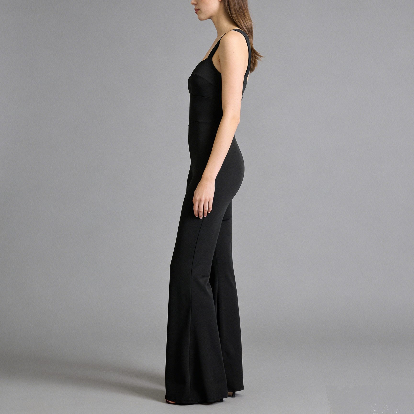 Jumpsuit Flare Romantic Silhouette – Scollo a Cuore e Linea Modellante - BERLY MODA 
