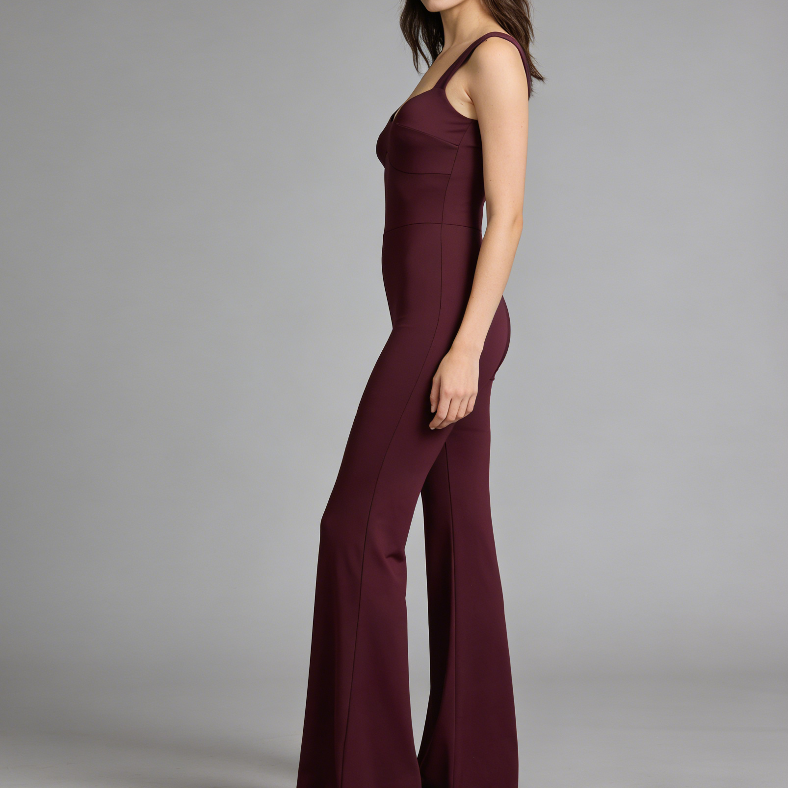 Jumpsuit Flare Romantic Silhouette – Scollo a Cuore e Linea Modellante - BERLY MODA 