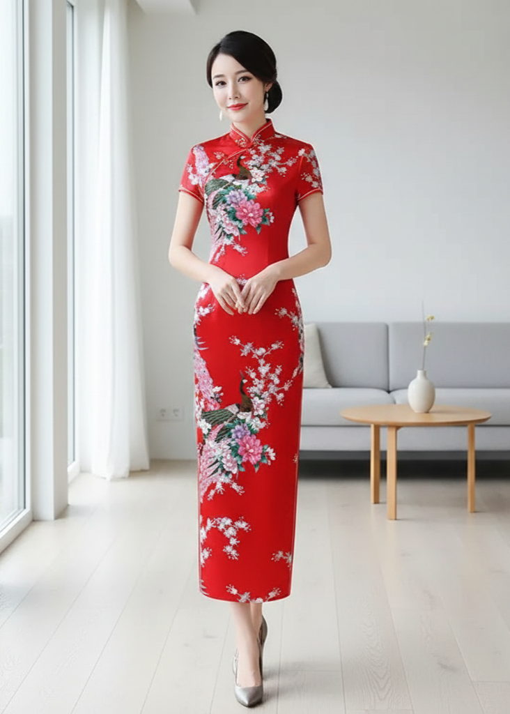 “QI PAO” - vestito lungo cinese orientale