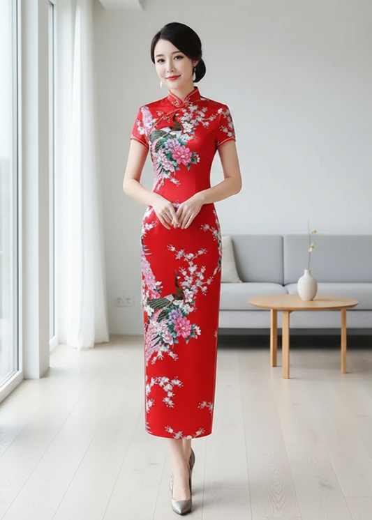 “QI PAO” - vestito lungo cinese orientale