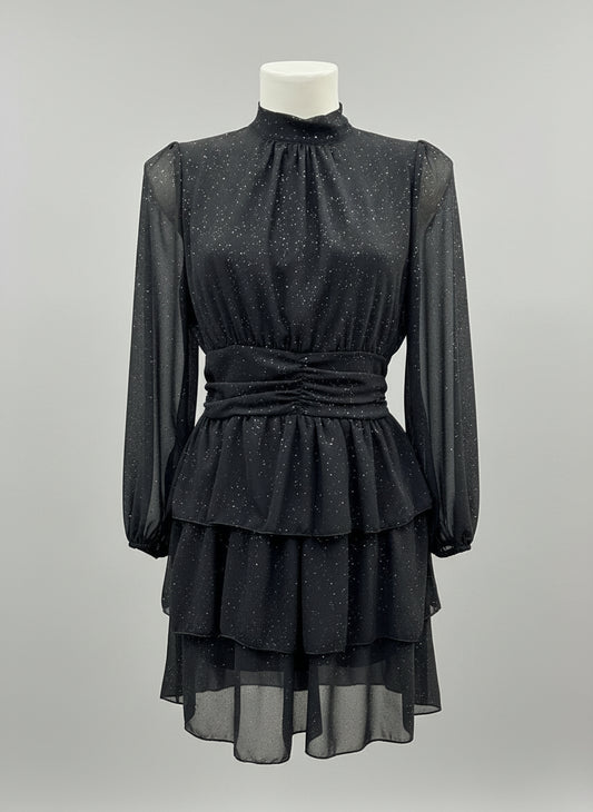 Mini-abito balze e glitter – SOGNO DI STELLE