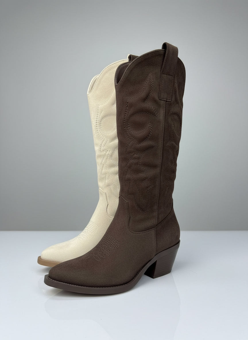 Stivali Camperos Alti Scamosciati – Spirito Libero