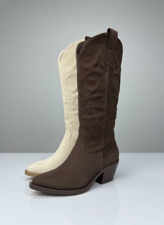 Stivali Camperos Alti Scamosciati – Spirito Libero