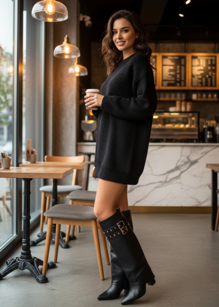 👢 Vuoi uno stivale alto che attira l’attenzione?

Questi stivali con le cinture sono perfetti per completare qualsiasi look con carattere.
Il tacco slancia, le fasce con fibbie danno grinta, e la linea aderente sul polpaccio li rende super femminili.
Disponibili in nero (deciso e versatile) e marrone (caldo e originale), con tacco alto comodo.

✨ Stivali con Cinture – Grintosi, Slancianti, Super Stabili

Perché tutte li vogliono

Taglie disponibili: 36 / 37 / 38 / 39 / 40 / 41

Tacco di circa 9,5 cm