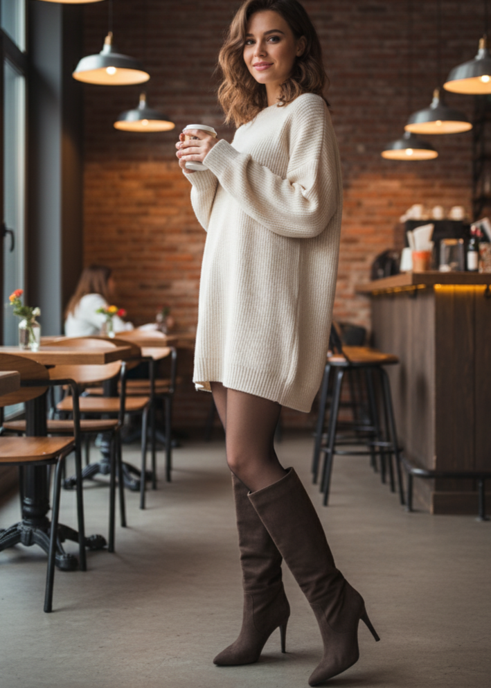 🔥 Vuoi uno stivale da urlo, che slancia e attira sguardi?

Questi stivali a spillo in pelle scamosciata sono pensati per chi vuole sentirsi super femminile e decisa.
Il tacco sottile da 10 cm allunga la gamba, mentre la linea affusolata e il tessuto effetto suede donano eleganza e sensualità.
Disponibili in nero (sempre sexy) e marrone cioccolato (originale ma raffinato).

✨ Stivali Scamosciati a Spillo – Alti, Eleganti, Super Slancianti

Taglie disponibili: 36 / 37 / 38 / 39 / 40 / 41