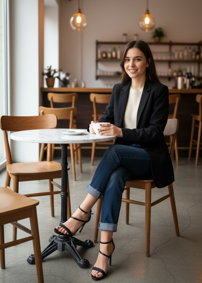 ✨ Vuoi dei tacchi che brillano anche al buio?

Questi tacchi brillantinati sono l’accessorio perfetto per eventi, cerimonie, live o serate da ricordare.
Con un tacco alto ma stabile da circa 9,5 cm, sono comodi da portare anche a lungo.
E la finizione glitter in nero o argento riflette ogni luce, ogni movimento, ogni passo.

✨ Tacchi Brillantinati – Eleganti, Luminosi, Super Instagrammabili

Perché li adorano tutte

Taglie disponibili: 36 / 37 / 38 / 39 / 40 / 41

Tacco da circa 9,5 cm